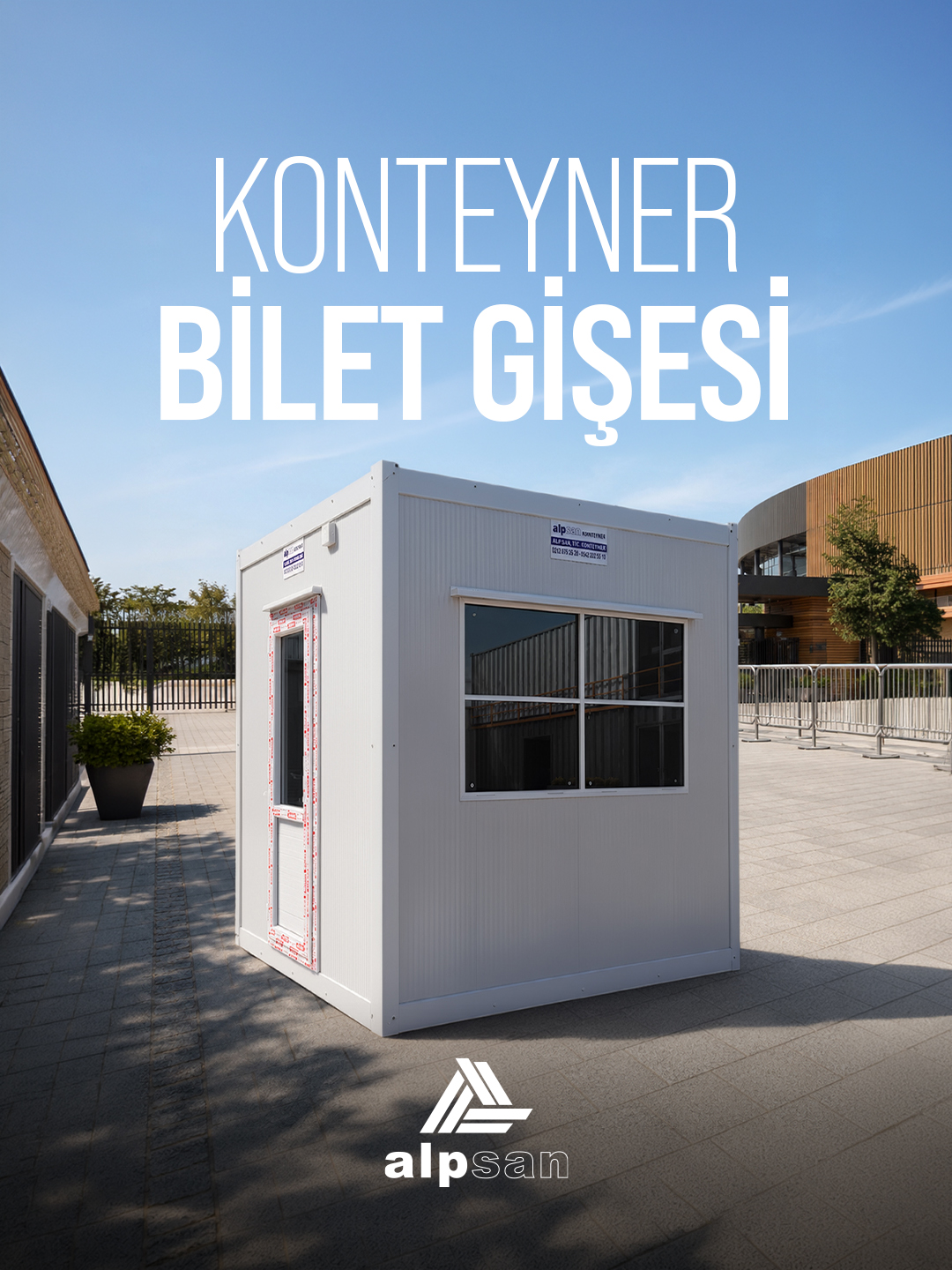 Alpsan Konteyner Cozumlerimiz Konteyner Bilet Gisesi